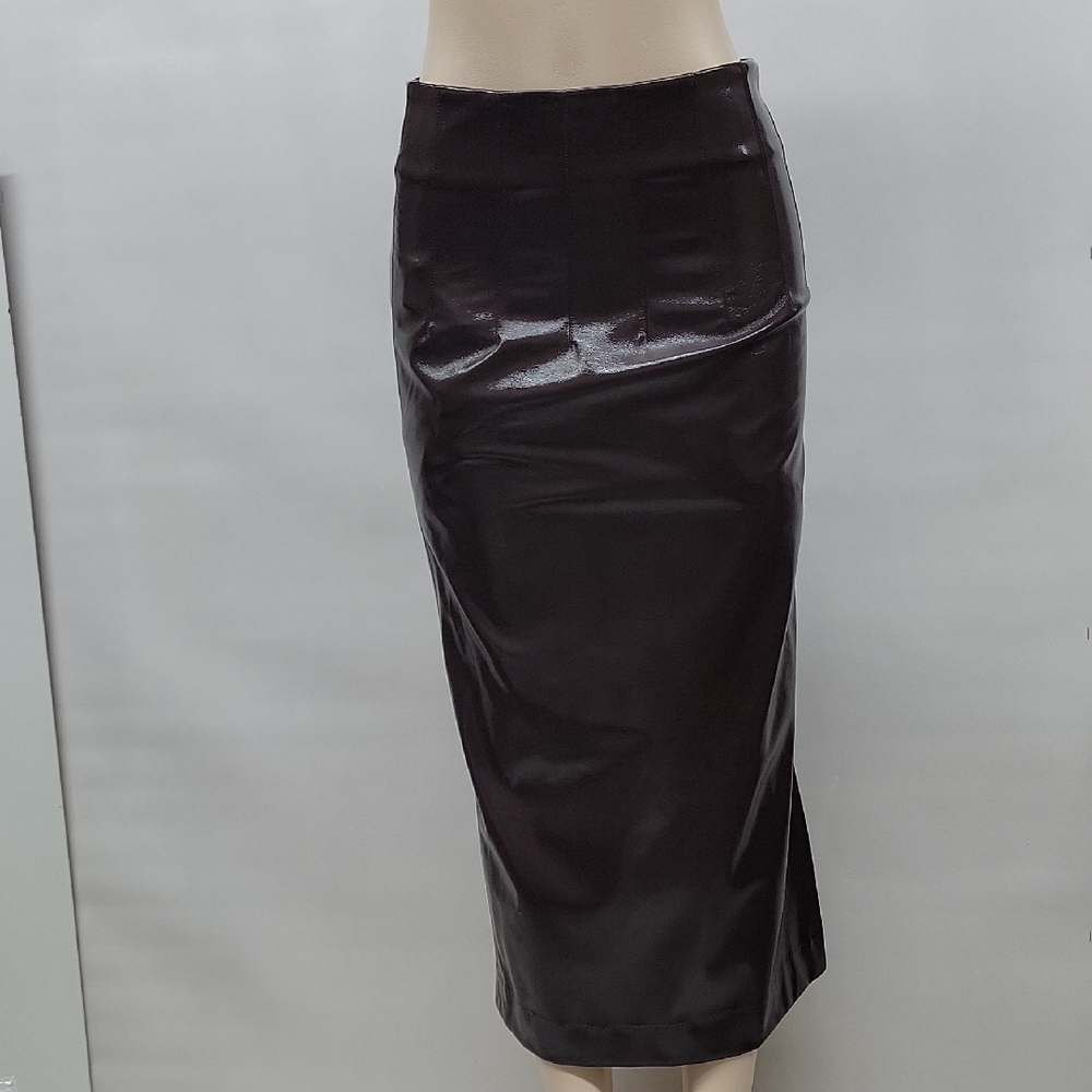 Worthington  Elegant Chocolate Plum  Midi Skirt